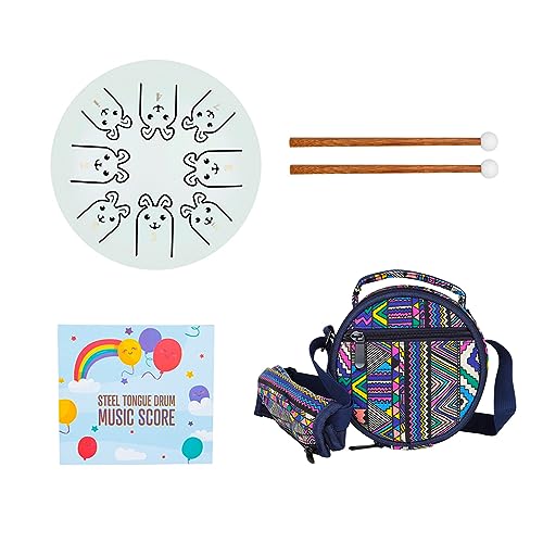 12 干支エーテルドラム 8 ノート鋼舌ドラムハンドパンドラム打楽器音楽教育玩具簡単に演奏