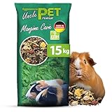Eggersmann Uncle Pet - Cibo Premium per Porcellini d'India - Muesli Con Il Potere Naturale di Erbe, Verdure e Frutta (15 kg)