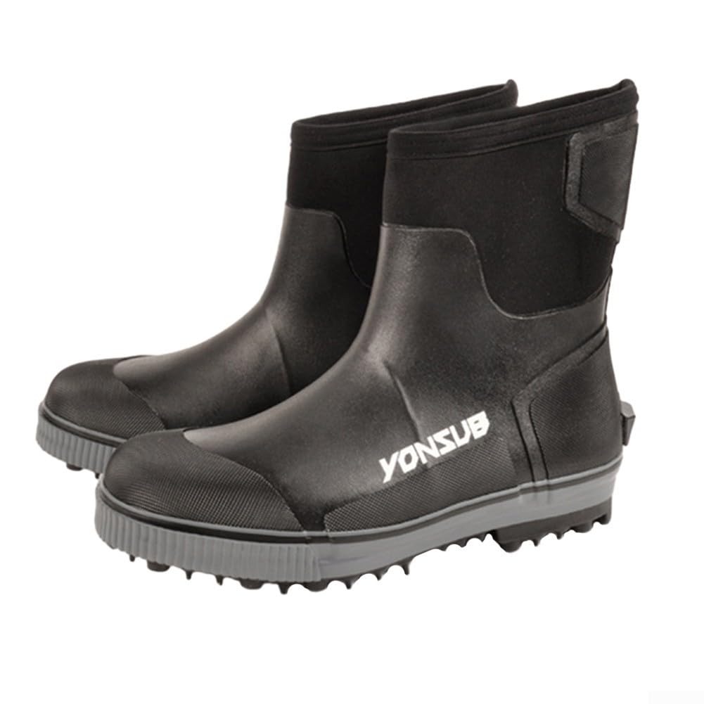 Zapatos acuáticos de neopreno para hombres y mujeres, botas de arrecife antideslizantes de secado rápido con clavos de acero, calzado para exteriores a prueba de frío