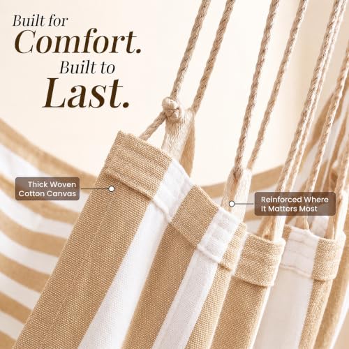 Image of Hanging Hammock Chair Swing - Outdoor & Indoor - Hammock Swing Chair