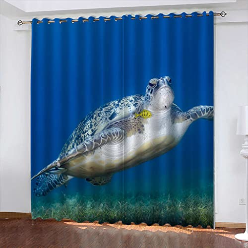 Rideau occultant tortue de fenêtre thermique isolant polyester
