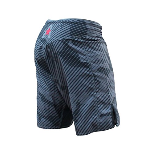Anthem Athletics Resilience MMA Shorts - Fight Shorts, BJJ, WOD, Cross-Training, OCR - Grey Line Camo - 33"