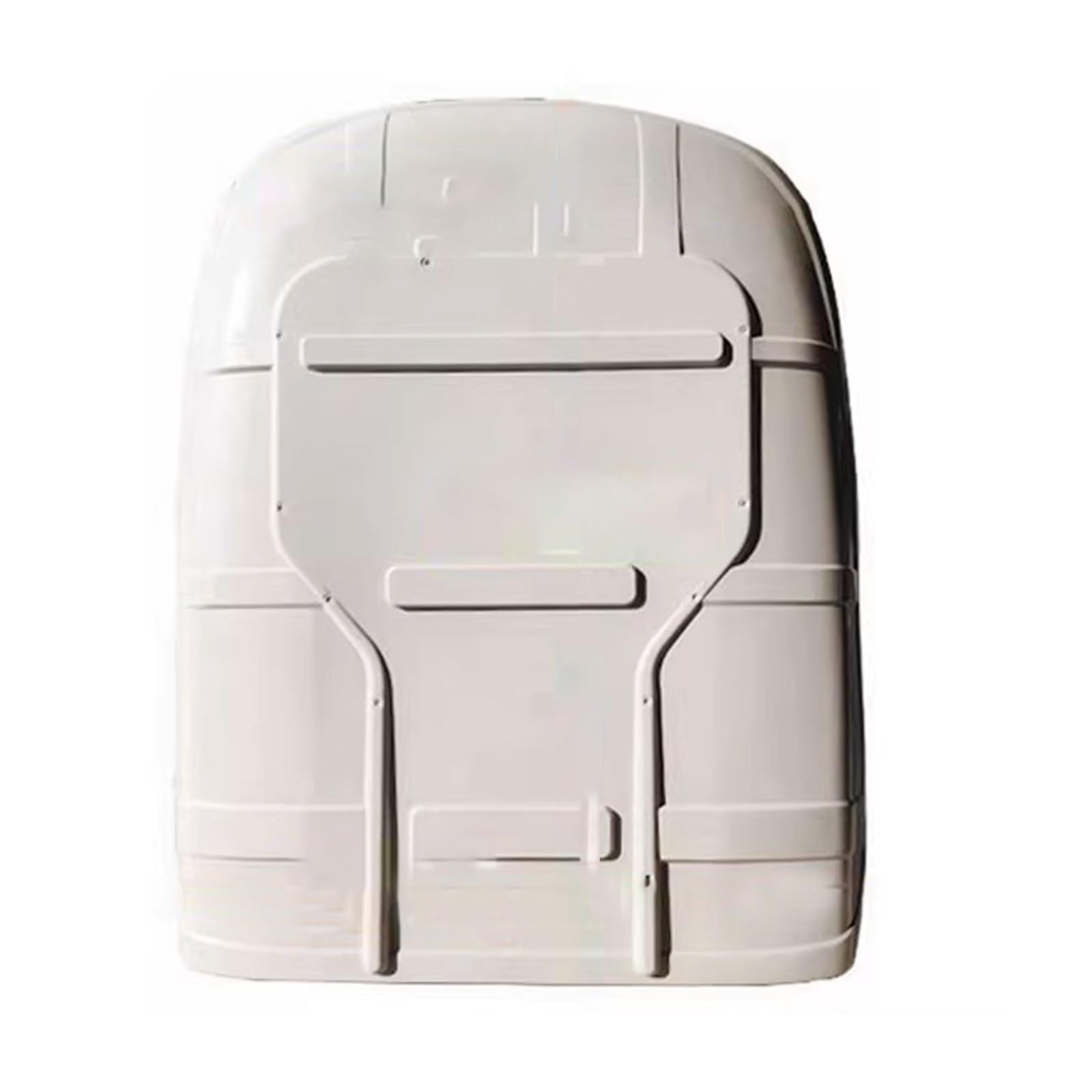 OWOHYG Mower Canopy Universal Tractor Canopy Plastic Tractor Roof Canopy With Metal Diagonal Bracing Equipped Tractors And Mowers 4 Color Choices*2 Sizes.White-136 * 110cm
