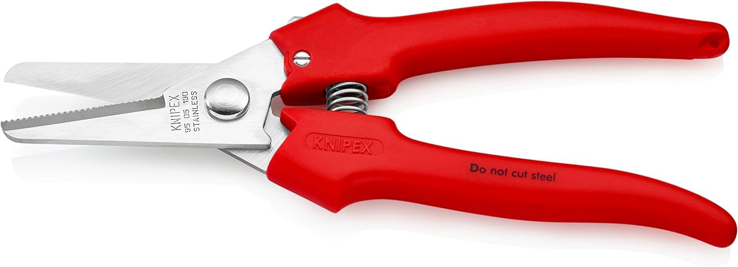KNIPEX Cesoia combinata rivestiti in resina termoplastica 190 mm, 95 05 190