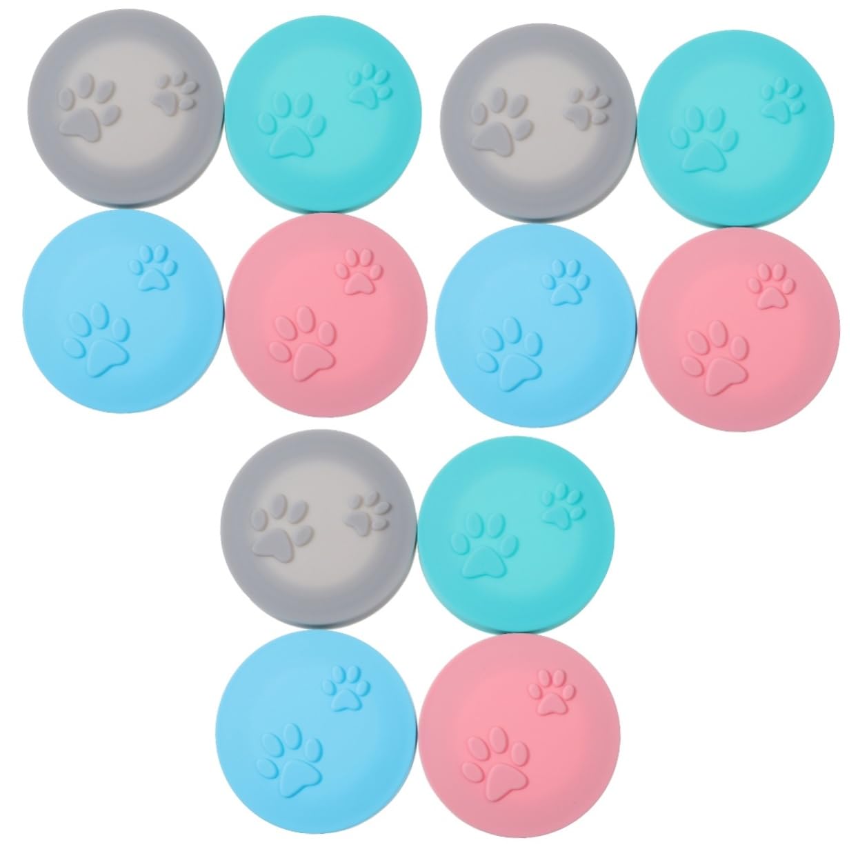 FRCOLOR 12 Piezas Tapa De Lata Para Mascotas Fundas Gel De Sílice Gorra Gatos y Perros
