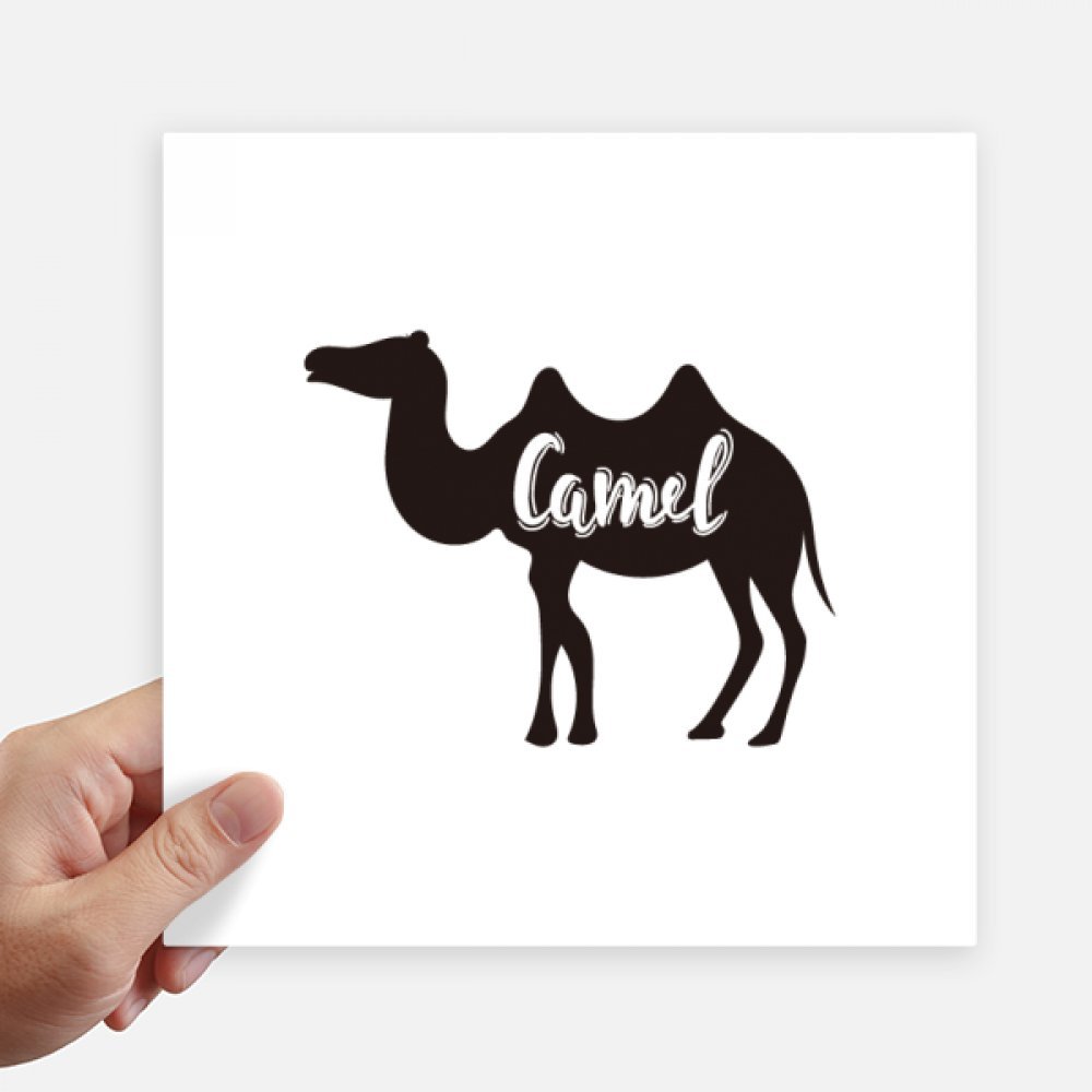 Autocollants animal camel noir blanc DIYthinker 20cm déco mur et valise