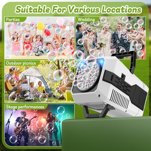 Smlau Bubble Machine for Kids 1-Pack White — view 5