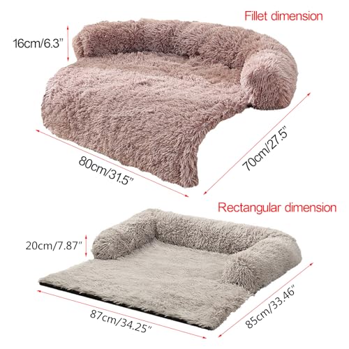 JOERBABU Hunde-Plüsch-Sofa d oder Winter, Plüsch-Hundekissen, Hunde-Plüsch, D-Auto, Haustier, bequem, warm oder Hundehütten-Zubehör
