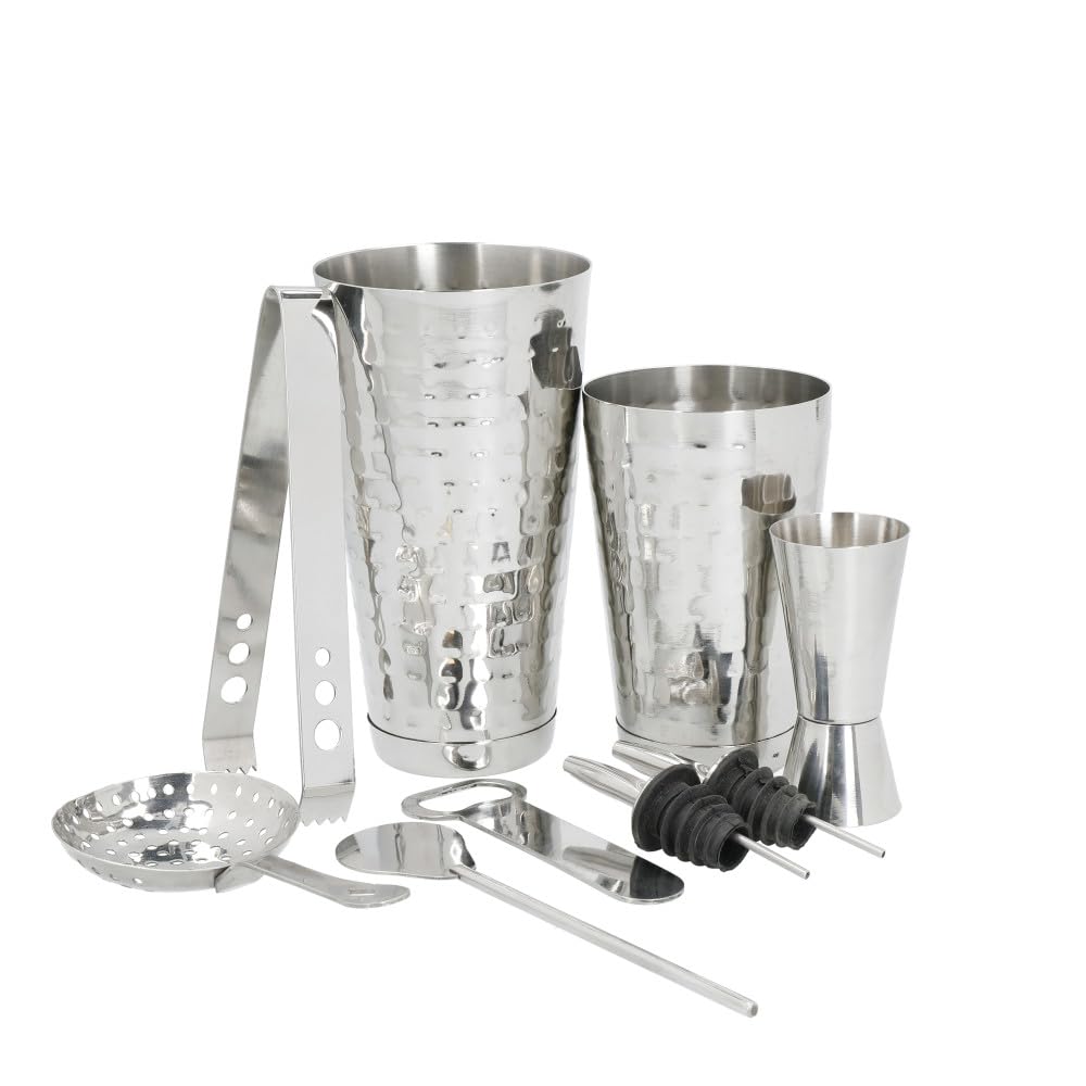 Barcraft 8-Piece Boston Cocktail Shaker Set In Gift Box from B&Q
