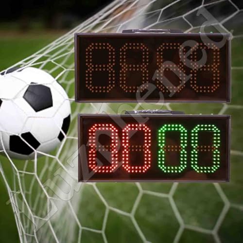 Panel cambio jugador electrónico fútbol con diseño estructural sellado 4