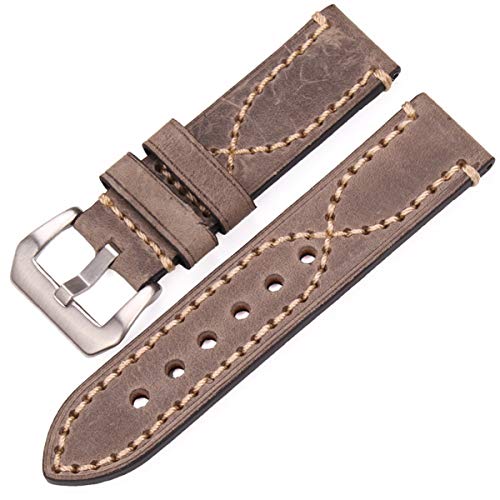 Bracelet de montre en cuir artisanal 22mm fait main pour sublimer votre montre