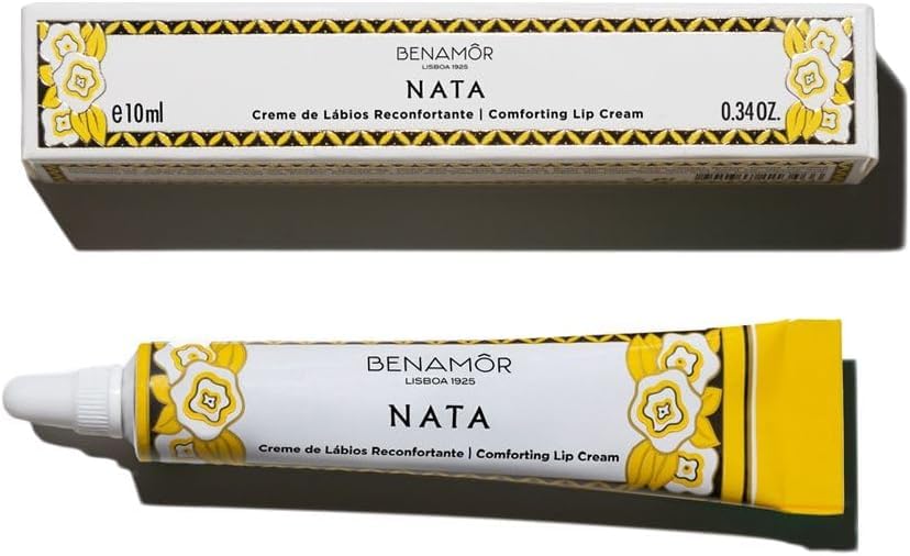 BenamorNata Comforting Lip Cream - 98.8% Natural Ingredients - Gourmet Scent - Paraben Free - 10ml