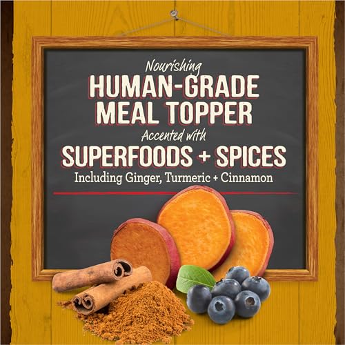 Image of Merrick Grain Free Bone Broth, Premium Human Grade And Gluten Free Dog And Cat Food Topper Pouches, Chicken - 16 oz. Pouch