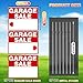 Remiawy Garage Sale Signs, 3 Pcs Yard Signs with Metal Stakes, 17x13 Inch Double Sided Large Corrugated Plastic Garage Sale Kit with Directional Arrows Stickers for Event, Weatherproof, Red