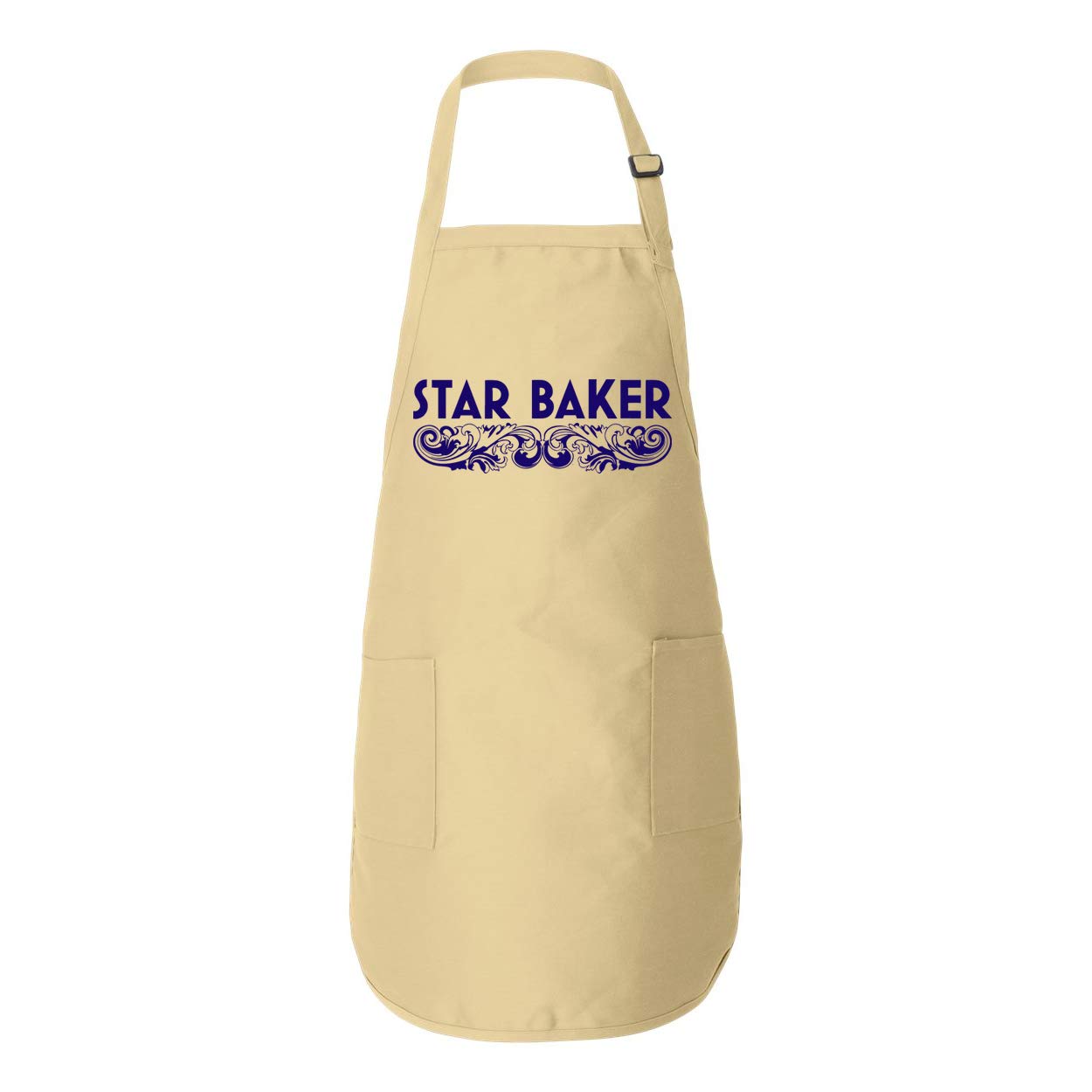 Donkey Tees Star Baker Apron - Amateur Baker American British Baking Show Pastry Chef Gift Kitchen Apron