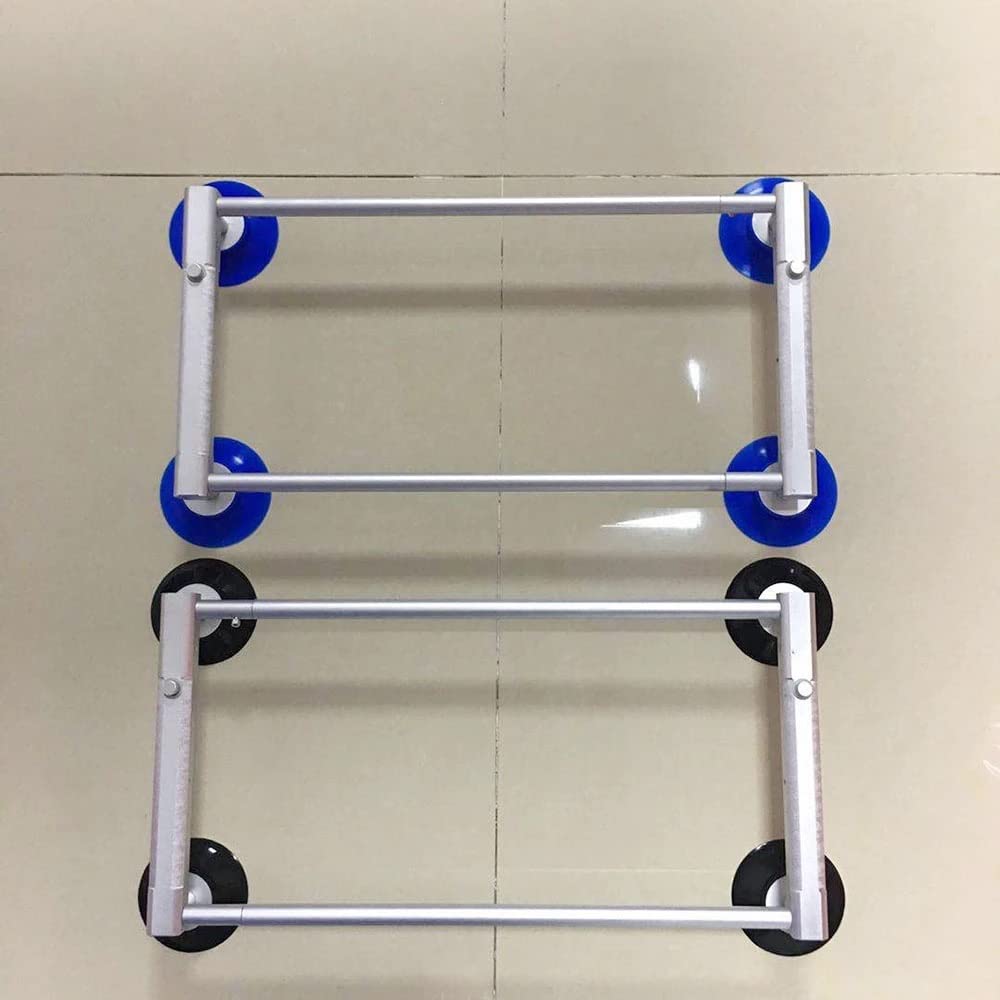 Elevadores de ventosa para pantallas LCD y de cristal, mango ajustable, capacidad de 50-60 kg, paquete de 4