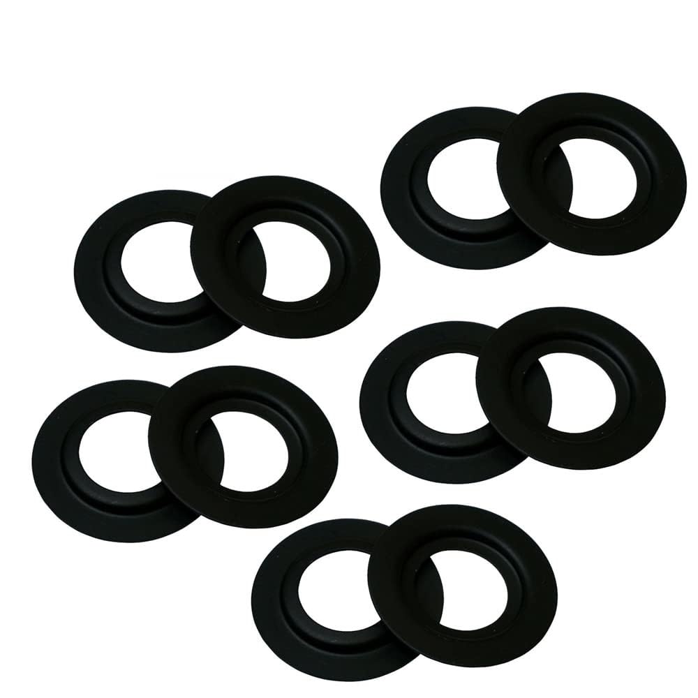 10 Pcs Black Lampshade Reducer Ring Adapter for E26/E27 Light Bulb Holders