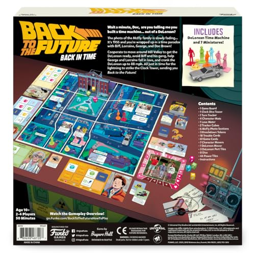 Funko Back to the Future - Back in Time Board Game miniatura 4