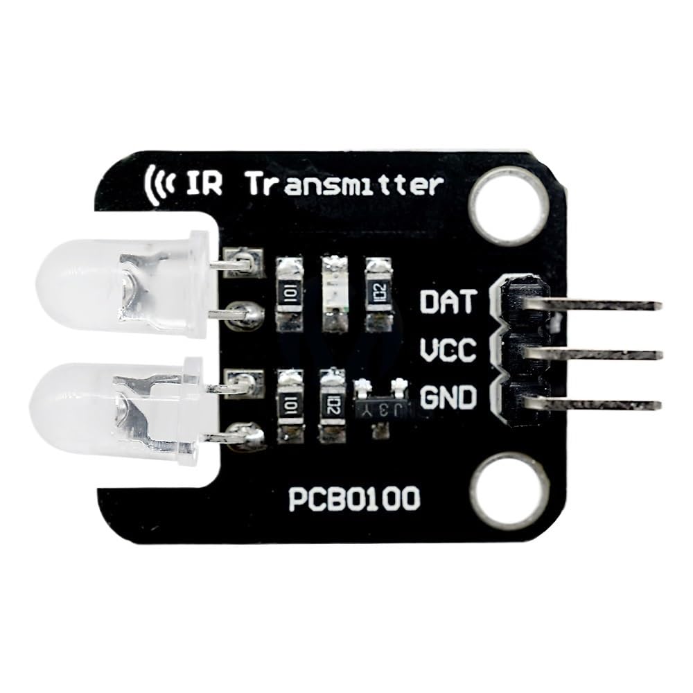 Blocs de construction électroniques à 2 canaux Module émetteur infrarouge bidirectionnel Transmetteur IR for carte Arduino 2CH