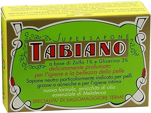 Superjabón Tabiano con azufre, 125 g