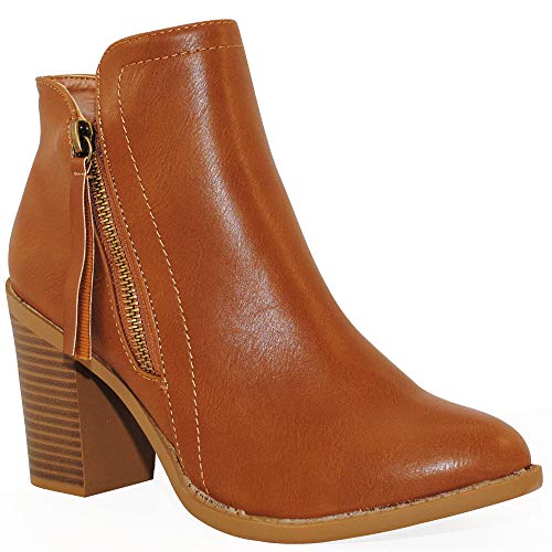 Image of TRENDSUP Women's Fashion Side Zipper Booties
