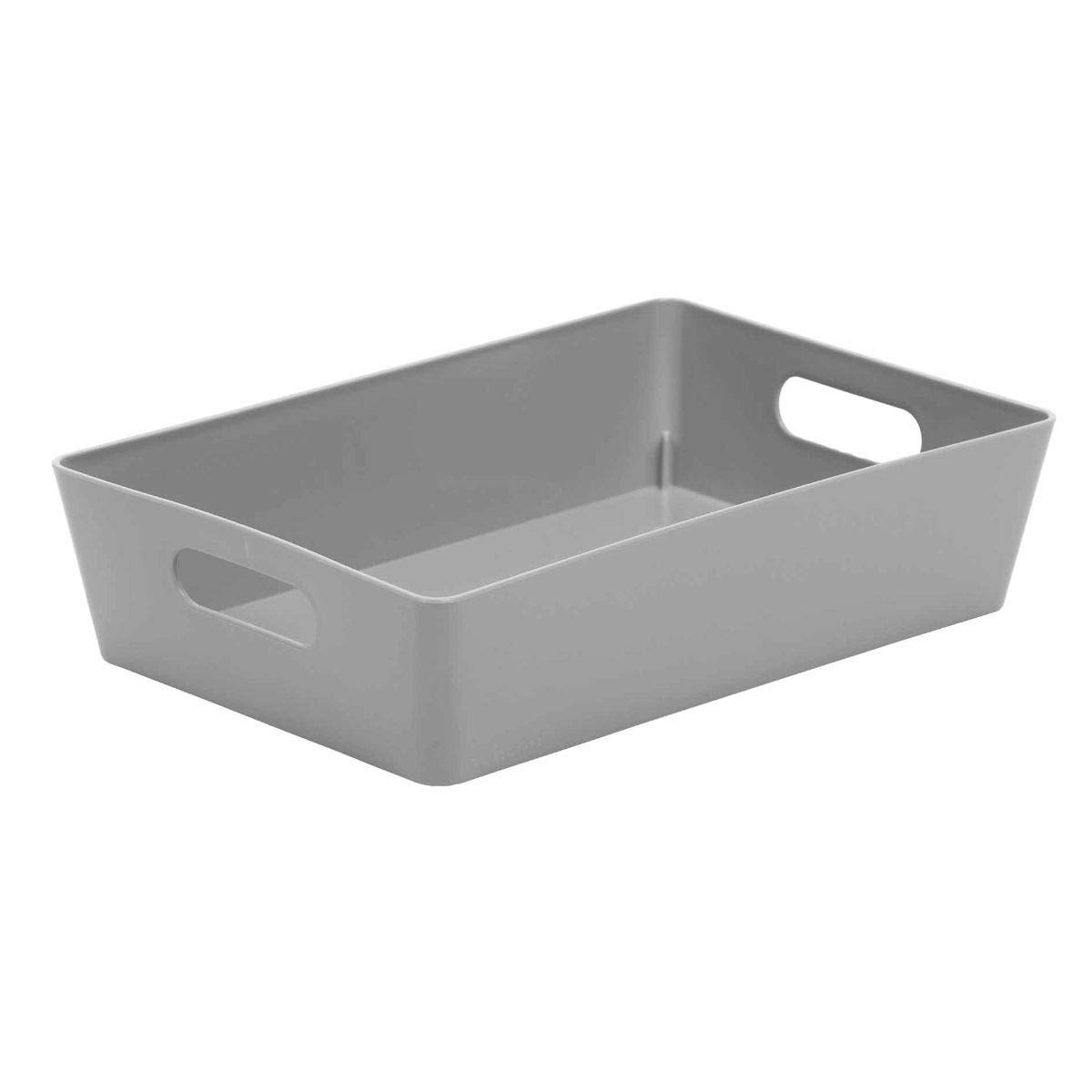 WHAM Studio Basket Rectangular 2L Cool Grey