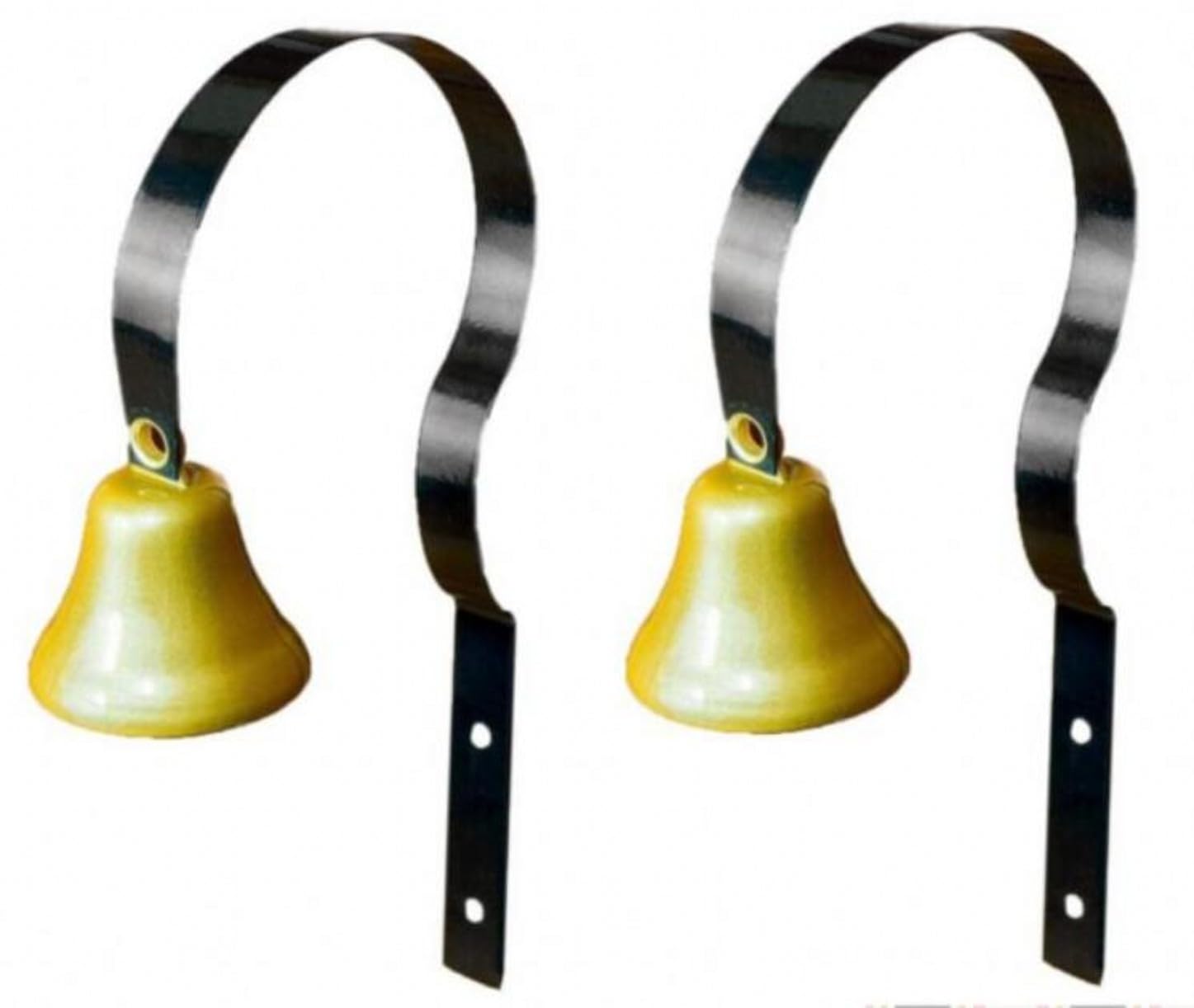 YJIUYUANQ Tinkle Bell Dog Doorbell Brass Pet Bells, 2-Pack, As Show