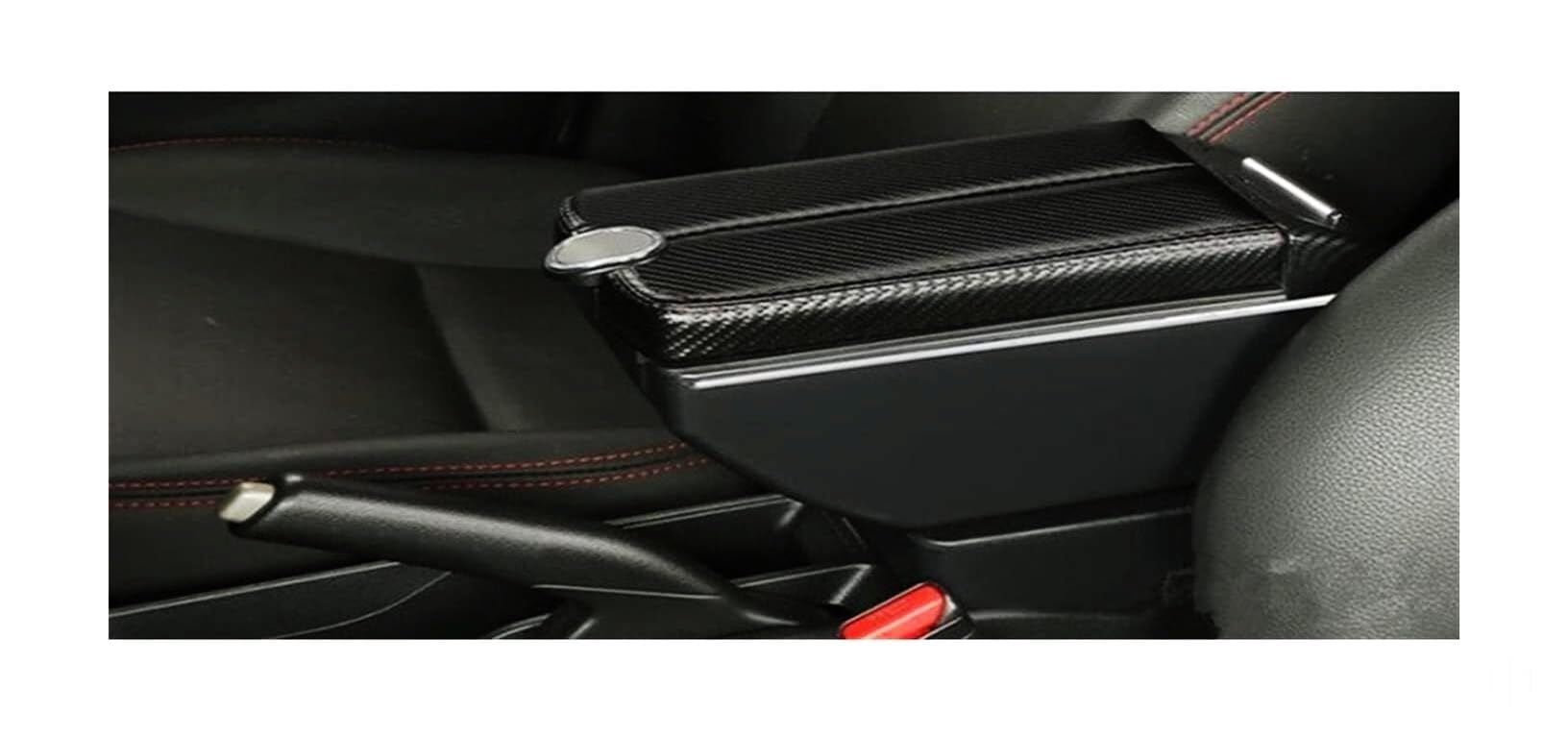Centre Console For Suzuki For Swift 2005-2023 Carbon Fiber Center Console Armrest Storage For Box with USB and Ashtray