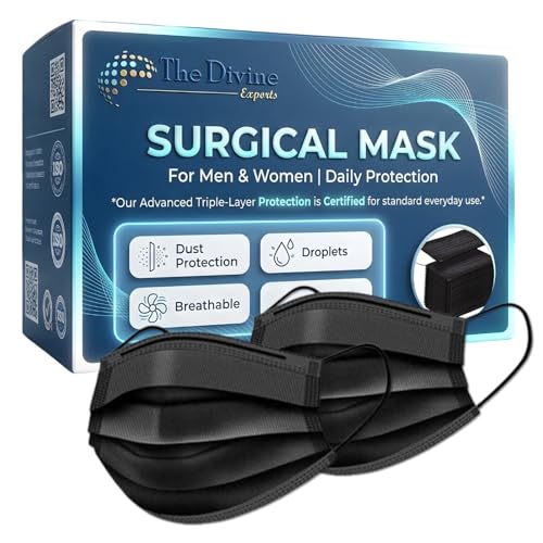 Image of Surgical Mask for Men & Women | Certified by ISO & CE to Protect Mouth Droplets, Dust and Pollution Combo