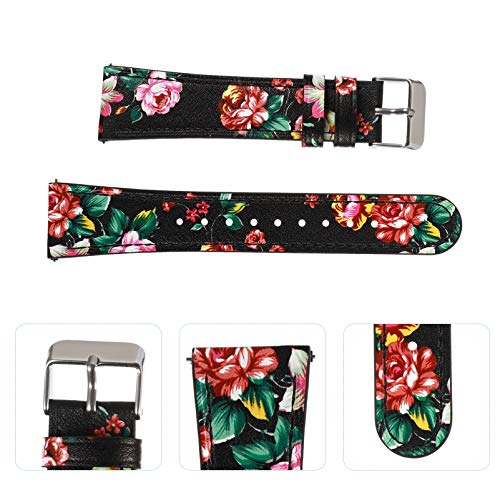 VILLCASE Compatível para Galaxy Sm Vermelho-R810 Faixa de Relógio Inteligente Relógio de Pulso Pulse