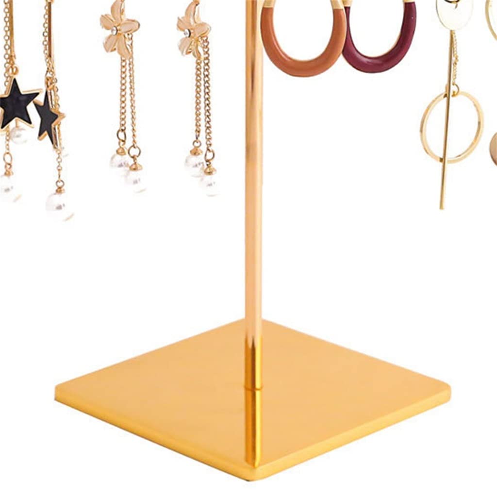 TJLSS Schmuckhalter, für den Haushalt, Tropfenohrringe, Halskette, Krone, Schmuck, Ohrringhalter, Halskette, Display, Aufbewahrungsregal Present