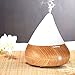 Essential Oil Diffuser, Pakway Ultrasonic Cool Mist Air Humidifier Aroma Diffuser ,Infrared Induction(turning on/off automatic)+Touch Sensor Control (Wood Grain)