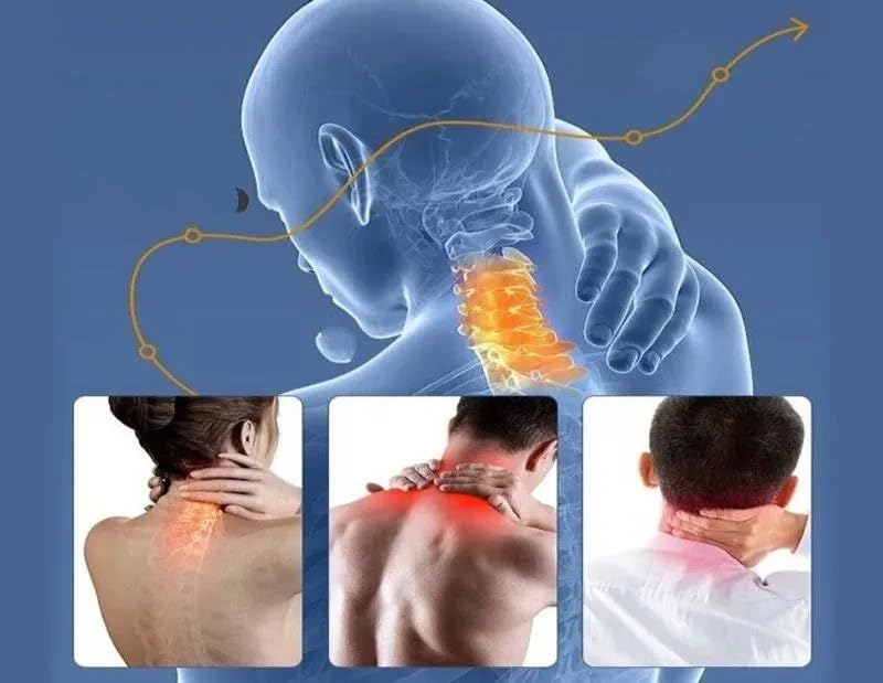 Image of PACK OF 1 Cervical Neck Support Collar for Pain Relief Soft Foam Adjustable Neck Brace for Men Women Lightweight Breathable Cervical Support Belt for Neck Stiffness Travel Office Daily Use