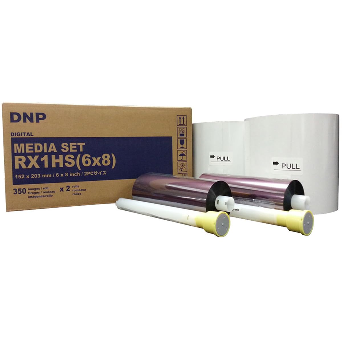 DNP Dye Sublimation Printer Media - 6x8, 700 Prints Per Roll; Glossy or Matte Finish; High Speed, 300 x 600 dpi Resolution; DS-RX1HS & RX1 Compatible