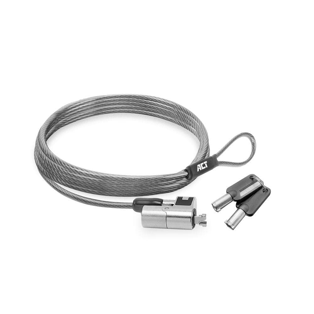 Cavo Di Sicurezza Con Chiave Per Laptop TQCLKC0045 - Protezione Anti-furto Per Dispositivi Con Slot Nano