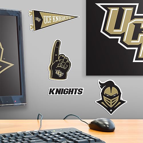 Image of University of Central Florida 9ct Vinyl Large Deluxe Stickers Variety Pack - Laptop, Water Bottle, Scrapbooking, Tablet, Skateboard, Indoor /Outdoor - Set of 9