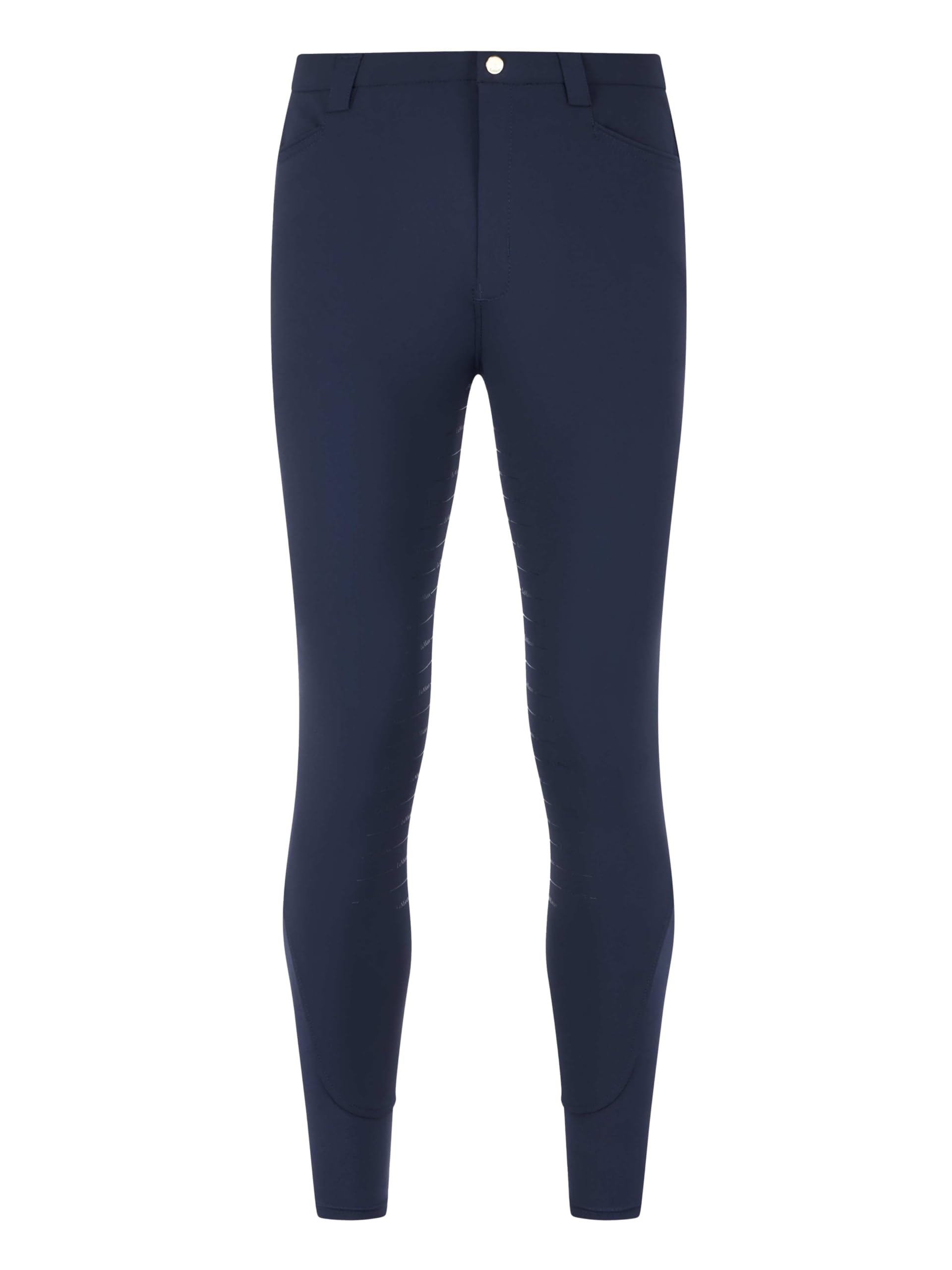 LeMieux Mens Full Seat Sports Breech - Four-Way Stretch - Front and Back Pockets - Navy - 36IN
