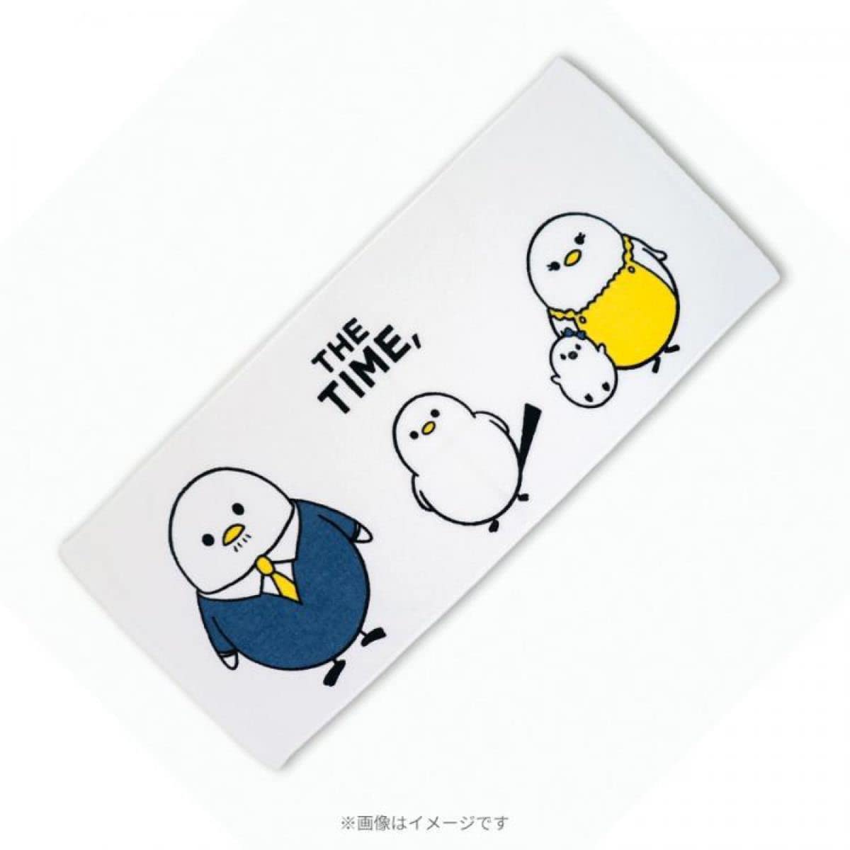 Amazon.co.jp: THE TIME シマエナガちゃん一家 フェイスタオル