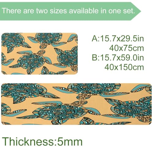 Tapis de cuisine lavables en machine pour éliminer facilement les taches de graisse - 4