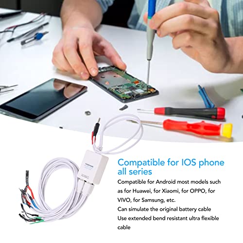 Image of Phone Repair Power Supply Cable with Alligator Clips Power Tester Boot Control Line for Motherboard Diagnostic