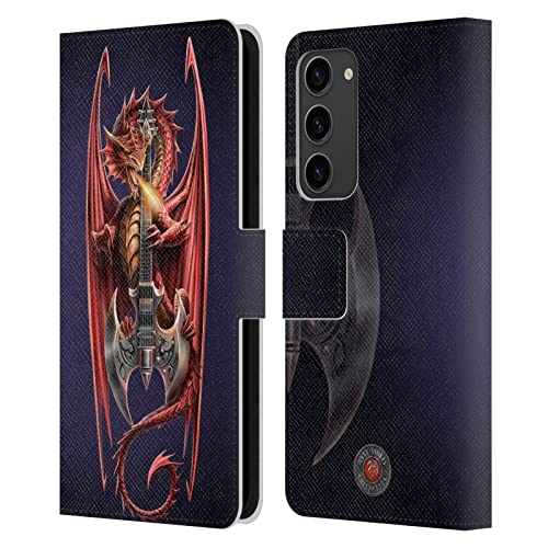 Carcasa de Cuero Tipo Libro Samsung S23+ 5G Funda Protectora Dragones Anne Stokes