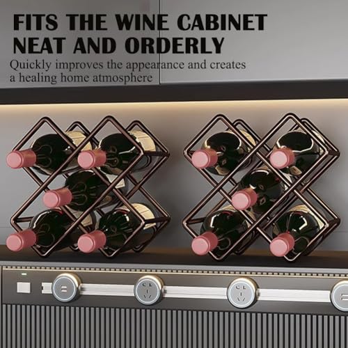 Soporte para botellas de vino estilo industrial PP-Eic miniatura 4