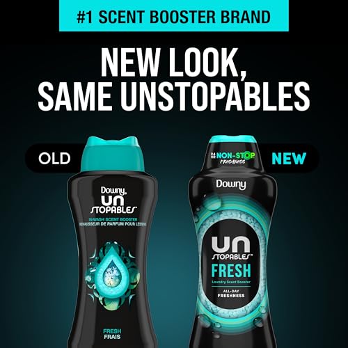 Downy Unstopables in Wash Scent Booster Beads, Fresh Scent, 24 oz, White, Laundry Beads for Odor Protection, Scent Booster Beads, Laundry Scent Boosters - image 7