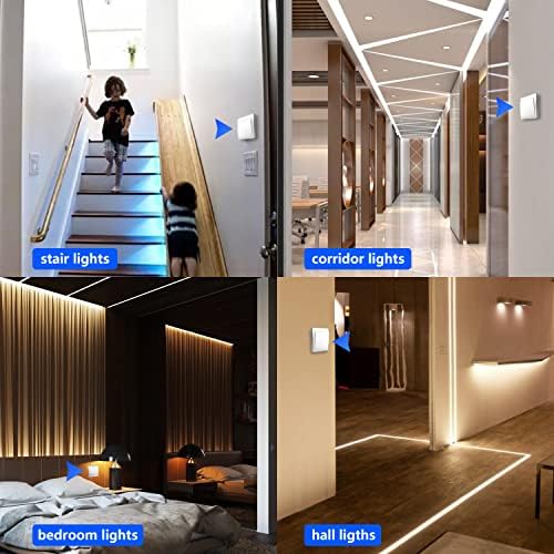 NASHONE Wireless Switch Light Set, No Wiring No Battery Easy Installing Wireless Wall Switch 200M Outdoor 50M Indoor Wireless Range for Lamp Electric Device 1100W 2 Switches