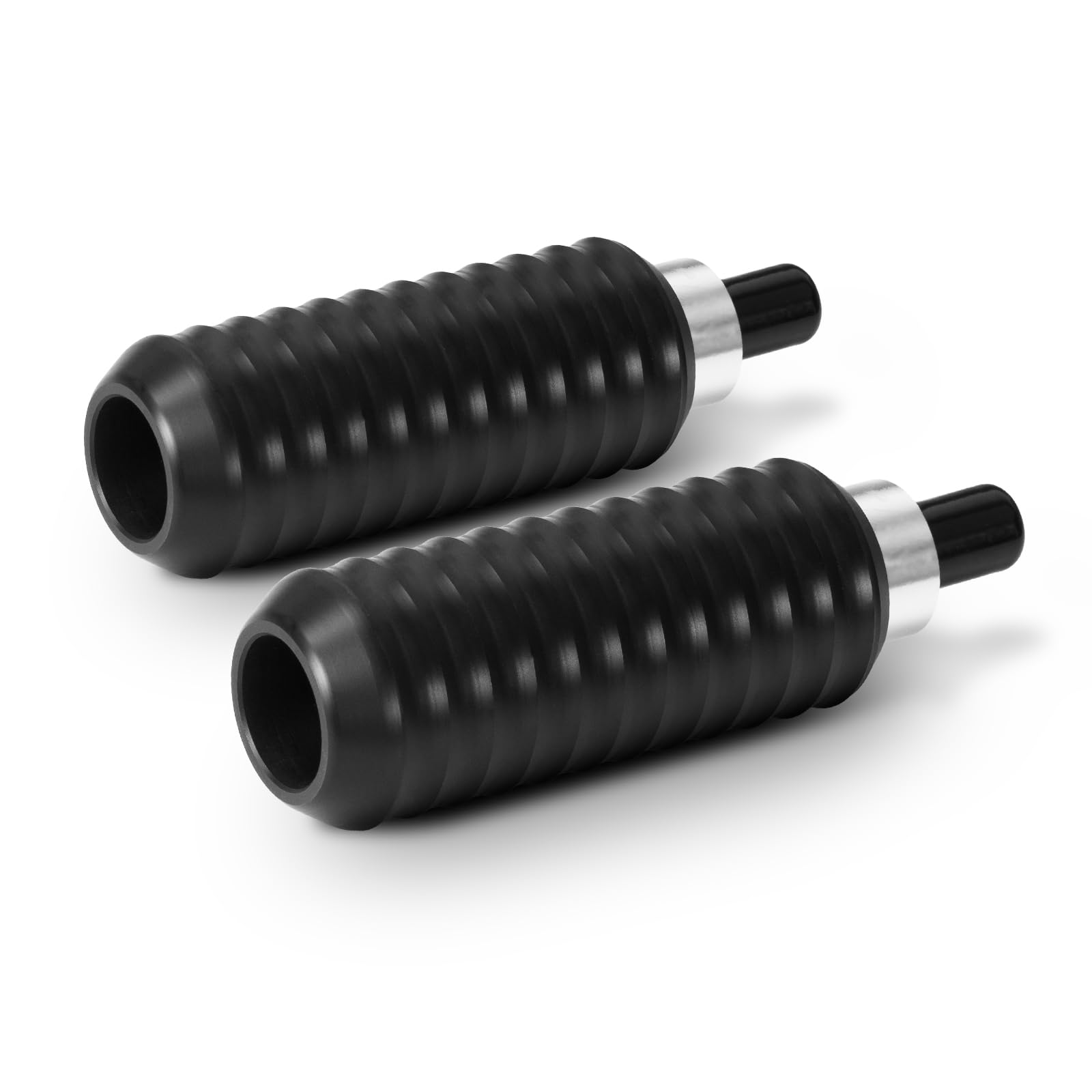 VASTMTMotorcycle No Cut Frame Sliders, 4’’ Upper Shock Mount Frame Sliders Anti Crash Protector Falling Protection Compatible with Harley XL Models XL883 XL1200 XR1200 XR1200X 2004-2022 / Gripple