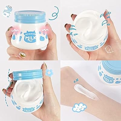Face Milk Cream, Moisturizing Nourish Skin Repair Face Moisturizer to Hydrating & Smooth Dry Skin, Firm Skin, Day & Night Cream for Girl Women Beauty Skin Daily Care Milk Facial Cream