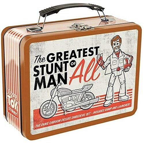 Super Brands Vandor Disney Toy Story 4 Duke Caboom Large Tin Tote (86160) Super Brands Vandor Disney Toy Story 4 Duke Caboom Large Tin Tote (86160)