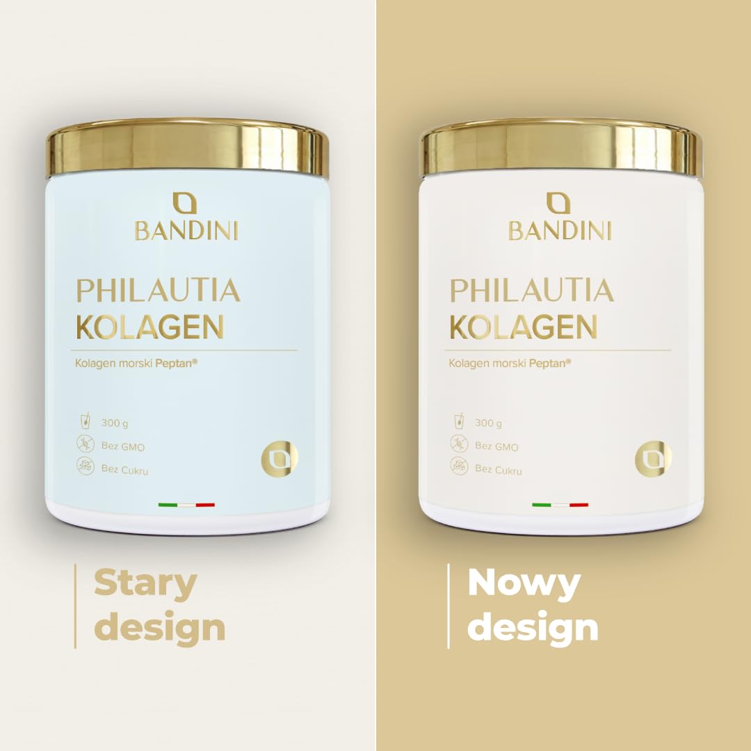 Bandini® Kolagen morski w proszku 12.000mg - Czysty hydrolizat kolagenu typu I z bioaktywnymi peptydami kolagenowymi - Suplement dla skóry, włosów, paznokci – Bezzapachowy Marine Collagen - 300g