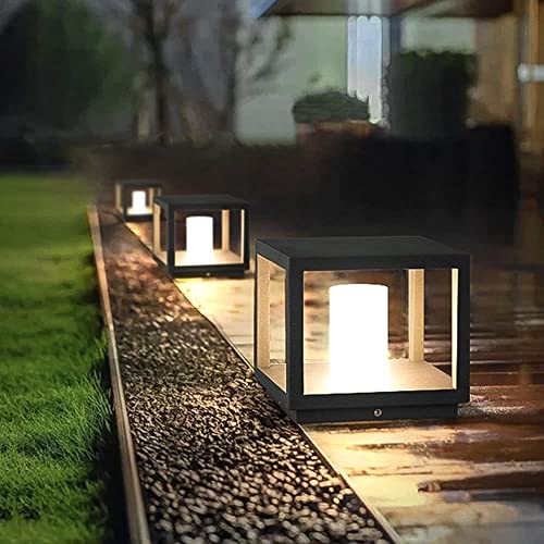 Lampadaires solaires d'extérieur modernes en aluminium structure étanche