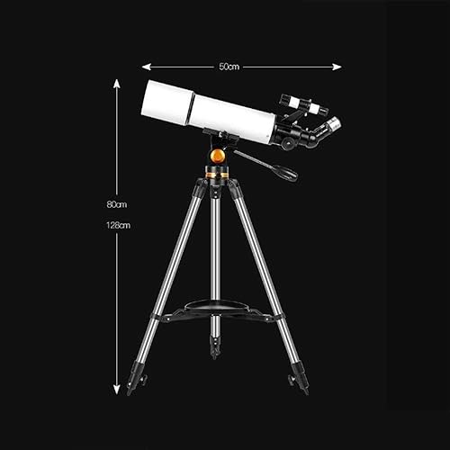 Miniatura 2 de LUYILA Telescopio para principiantes, adultos, telescopio portátil de viaje con un trípode ajustable, mira refractor portátil astronómico